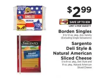 ShopRite Borden Singles offer