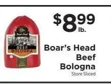 ShopRite Boar's Head Beef Bologna offer