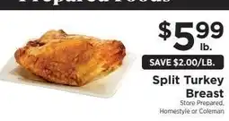 ShopRite Split Turkey Breast offer