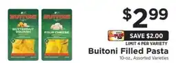 ShopRite Buitoni Filled Pasta offer