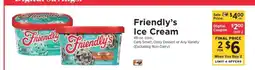 ShopRite Friendly's Ice Cream offer