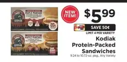 ShopRite Kodiak Protein-Packed Sandwiches offer