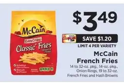 ShopRite McCain French Fries offer