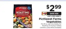 ShopRite PictSweet Farms Vegetables offer