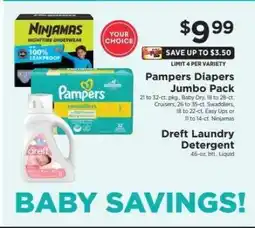 ShopRite Pampers Diapers Jumbo Pack offer