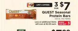 ShopRite QUEST Seasonal Protein Bars offer