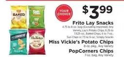 ShopRite Frito Lay Snacks offer