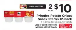 ShopRite Pringles Potato Crisps Snack Stacks 12-Pack offer