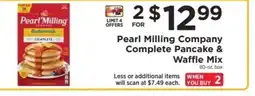 ShopRite Pearl Milling Company Complete Pancake & Waffle Mix offer