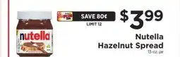 ShopRite Nutella Hazelnut Spread offer
