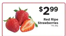 ShopRite Red Ripe Strawberries offer