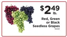 ShopRite Seedless Grapes offer