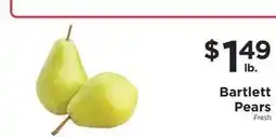 ShopRite Bartlett Pears offer