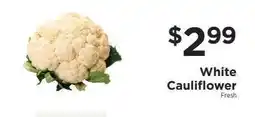 ShopRite White Cauliflower offer