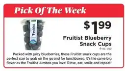 ShopRite Fruitist Blueberry Snack Cups offer
