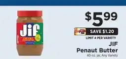 ShopRite Jif Peanut Butter offer