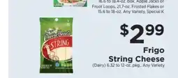 ShopRite Frigo String Cheese offer