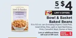 ShopRite Bowl & Basket Baked Beans offer