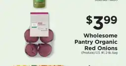 ShopRite Wholesome Pantry Organic Red Onions offer