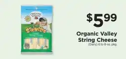 ShopRite Organic Valley String Cheese offer