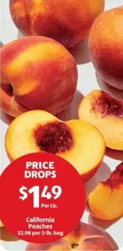 Aldi California Peaches offer