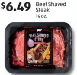 Aldi Beef Shaved Steak offer