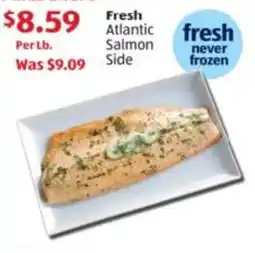 Aldi Fresh Atlantic Salmon Side offer