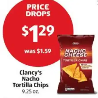 Aldi Clancy's Nacho Tortilla Chips offer