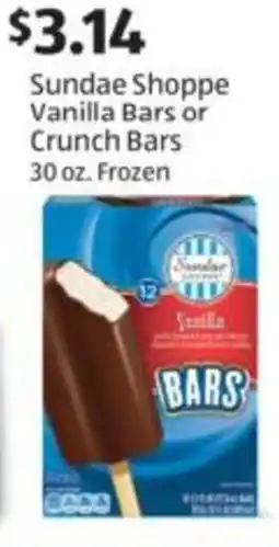 Aldi Sundae shoppe vanilla bars or crunch bars offer