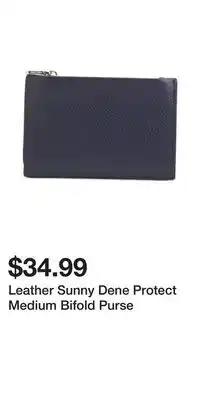 TJ Maxx Leather Sunny Dene Protect Medium Bifold Purse offer