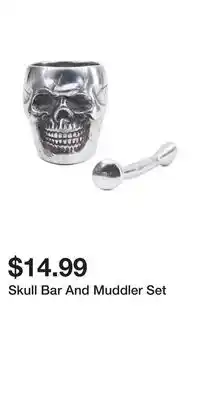TJ Maxx Skull Bar And Muddler Set offer