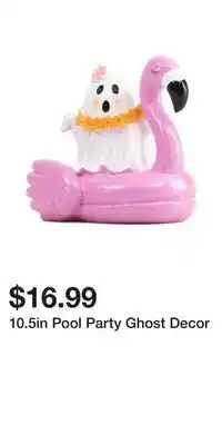 TJ Maxx 10.5in Pool Party Ghost Decor offer