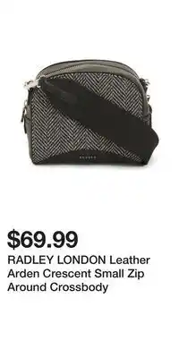 TJ Maxx RADLEY LONDON Leather Arden Crescent Small Zip Around Crossbody offer