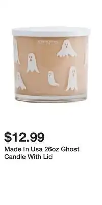 TJ Maxx Made In Usa 26oz Ghost Candle With Lid offer
