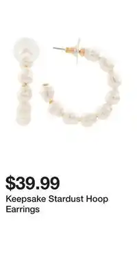TJ Maxx Keepsake Stardust Hoop Earrings offer