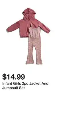 TJ Maxx Infant Girls 2pc Jacket And Jumpsuit Set offer