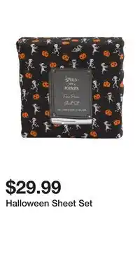 TJ Maxx Halloween Sheet Set offer