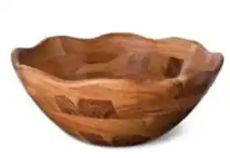 Aldi Crofton scalloped wood bowl offer