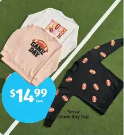 Aldi Serra game day top offer