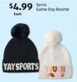 Aldi Serra Game Day Beanie offer