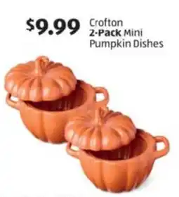 Aldi Crofton mini pumpkin dishes offer