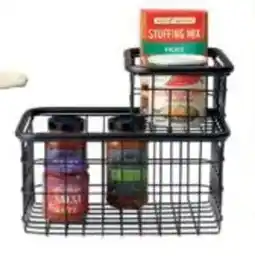 Aldi Kirkton house stacking wire baskets offer