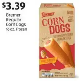 Aldi Bremer regular corn dogs offer