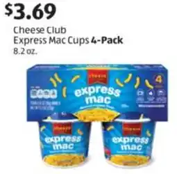 Aldi Cheese club express mac cups offer