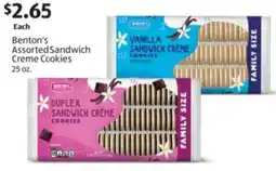 Aldi Benton's assorted sandwich creme cookies offer