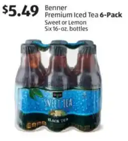Aldi Benner premium iced tea offer