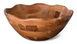 Aldi Crofton scalloped wood bowl offer