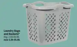 Meijer Laundry Bags and Baskets offer