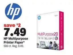 Meijer HP Multipurpose Printer Paper offer