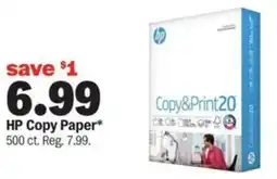 Meijer HP Copy Paper offer